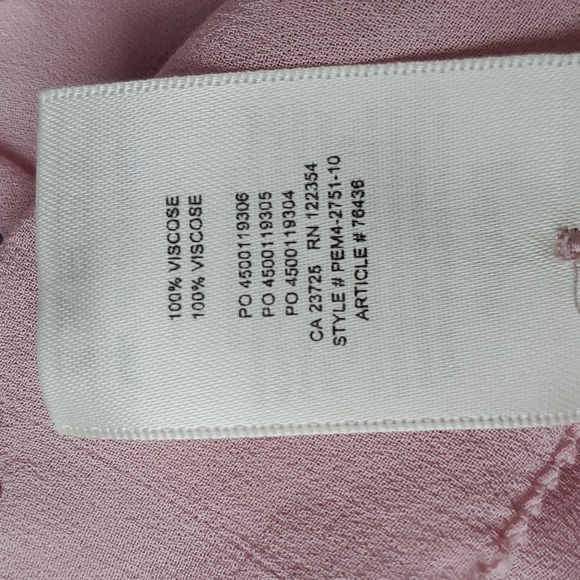 Aritzia Wilfred Peplum Embroidered Blouse Sz XS - Picture 5 of 5